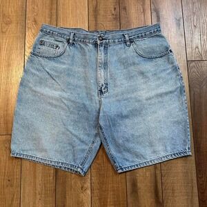 Vintage bugle boy‎ baggy blue jean shorts jorts size 40